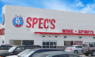 Specs dallas - Spec's is open 10 a.m. to 9 p.m. Monday through Saturday. KEEP THE OBSERVER FREE... Since we started the Dallas Observer , it has been defined as the free, independent voice of Dallas, and we'd ...